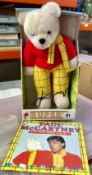 A boxed Rupert Bear 'made exclusively from Real Soft Toys under licence from Express Newspapers