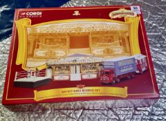 A Corgi Classic '31012- Mickey Kiely Boxing Set, featuring Foden FG Pole, Truck & Caravan, Cold cast