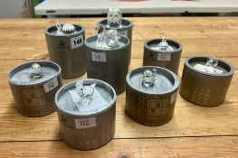 Swarovski Crystal Glass, a collection to include Penguin, Snail, Chick, Owl, etc all boxed.