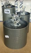 Swarovski Crystal Glass, a collection of animal figurines including Mouse (ears glued on),