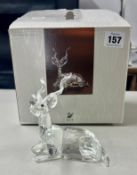 Swarovski Crystal Glass, Annual Edition 1994 - Inspiration Africa - The Kudu, boxed.