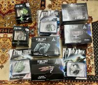 A collection of 'Star Trek Discovery: The Official Starships Collection