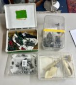 A collection of various modelling tools and items, to include pieces from the 'Full Thrust' -