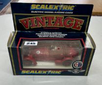 Scalextric vintage collection, a rare red Alfa Romeo C.306, boxed. National Scalextric Collectors