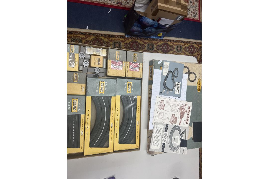 Hornby Dublo Model Railway plus Playcraft Electric Highways Model Motoring Set No. 2. Many parts - Image 2 of 2