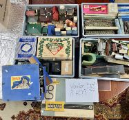 Hornby Dublo Model Railway plus Playcraft Electric Highways Model Motoring Set No. 2. Many parts