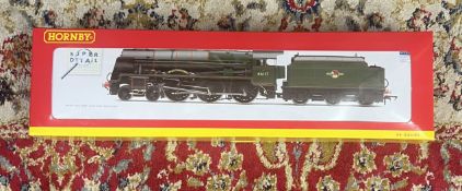 A Hornby 00 Gauge BR Royal Scot Class, 'Welsh Guardsman, R3085' locomotive, boxed. ['Chipped set