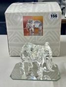 Swarovski Crystal Glass, Annual Edition 1993 - Inspiration Africa - The Elephant, boxed.