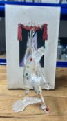Swarovski Crystal Glass, Masquerade - Pierrot 1999, boxed.