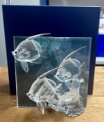 Swarovski Crystal Glass, Wonders Of The Sea - Community, boxed.