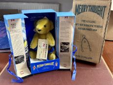 Merrythought Titanic teddy bear, boxed.