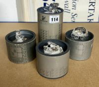 Swarovski Crystal Glass, a collection of figurines, including Frog (legs possibly glued as tinge