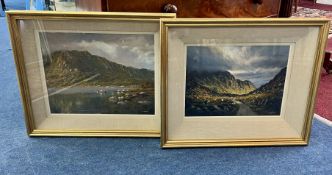 Alan Kenny, oil on canvas 'Gap of Dunloe, Co. Kerry' framed and glazed and its pair titled '