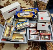 A collection of model cars, makes 'Matchbox', 'Corgi', makes from Matchbox - 'Models of Yesteryear',