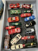 Scalextric, a collection of 14 models and 2 others.