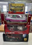 TVR Hot Wheels Speed 12 model, and 5 other models including Revell and TVR radio controlled