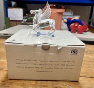 Swarovski Crystal Glass, Annual Edition 1998 - Fabulous Creatures - Pegasus, boxed.