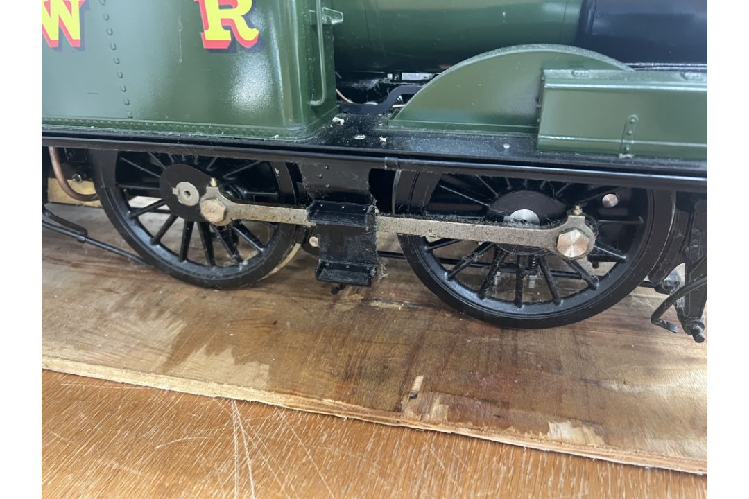 A 5 inch gauge coal fired live steam GWR Class 0-6-0 tank locomotive, green livery, 1466, possibly - Image 4 of 12