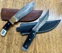 Two hunting knives.