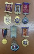 A collection of five masonic medals presented to Bro.H.Catling.C.P. Unity Lodge(Bermuda) 2073