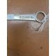 A Georgian silver meat skewer, Hester Bateman, length 26cm, approx 60g, hallmarked. - Image 8 of 8