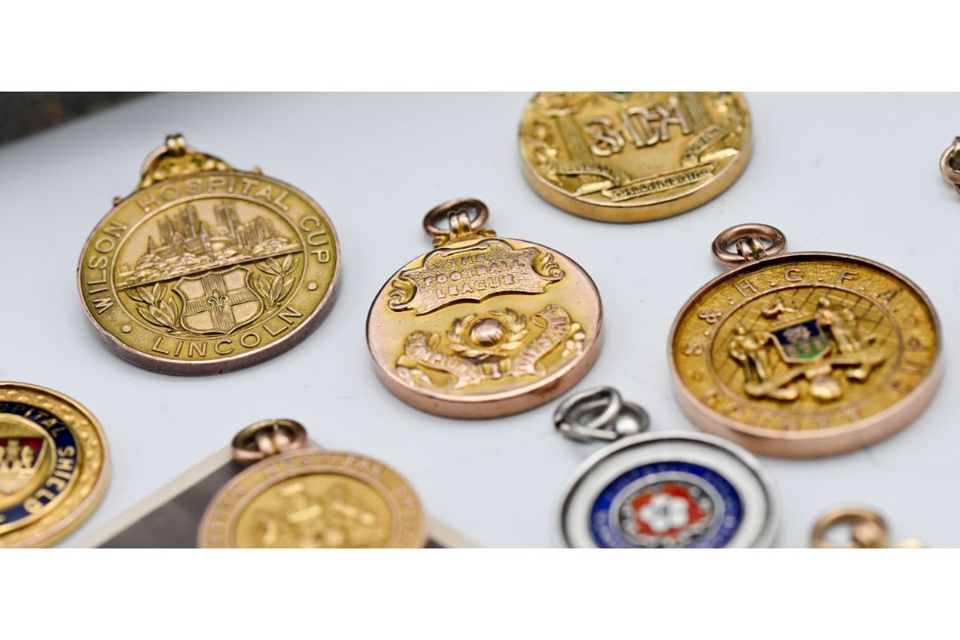 The Sid Gibson Football Medal and Watch Collection.Sidney Gibson (1899 - 1938), played for - Image 2 of 7