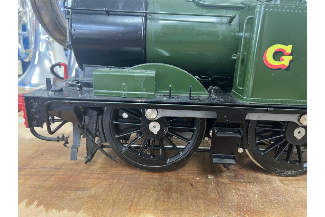 A 5 inch gauge coal fired live steam GWR Class 0-6-0 tank locomotive, green livery, 1466, possibly - Image 8 of 12