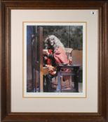 Robert Lenkiewicz (1941-2002) limited edition print 'Self Portrait at Easel - 1992' 198/500, with