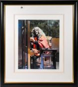 Robert Lenkiewicz (1941-2002) limited edition print 'Self Portrait at Easel - 1992' 37/500, with