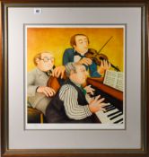 Beryl Cook (1926-2008) limited edition print 'Musicians' 157/650, 1995, with pencil signature,