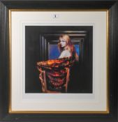 Robert Lenkiewicz (1941-2002) limited edition print 'Fiorella' 322/450 with embossed signature,