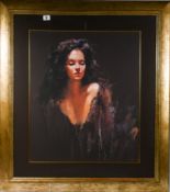Robert Lenkiewicz (1941-2002) limited edition print 'Anna' 167/275, with embossed signature,