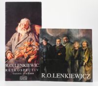 Robert Lenkiewicz (1941-2002) artist book, published by White Lane Press 1997, together with an R.