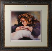 Robert Lenkiewicz (1941-2002) limited edition print 'Study of Lisa' 626/750 with pencil signature,