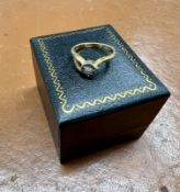 An 18ct diamond set 'Tulip' ring, approx 3.3g, size J.