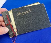 Laurel and Hardy. A mid 20th century autograph album, to include the signatures of the comedy duo