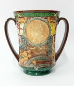 A Doulton commemorative limited edition 141/2000 love cup, coronation of George VI and Elizabeth,