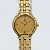 Omega, a 2002 ladies 18ct yellow gold DeVille wristwatch, reference 4160/300, number 56048458,
