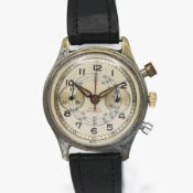 Incabloc, a gents 1940's chronograph wristwatch with Tachymeter.