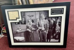 Only Fools And Horses 'Yuppie Love' print, signed by Sir David Jason, framed and glazed. (57cm x