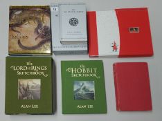5 hardcover and special edition J.R.R Tolkien and Alan Lee books, to include 