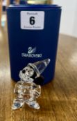 Swarovski Crystal Glass, Disney - Sorcerer Mickey (small) - 2009, boxed.