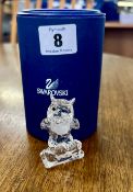Swarovski Crystal Glass, Disney - Friend Owl - Bambi Series, boxed.