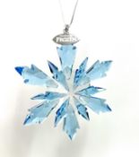 Swarovski Crystal Glass, Disney - Frozen Ornament Snowflake, boxed.
