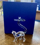 Swarovski Crystal Glass, 'Lemur', boxed.
