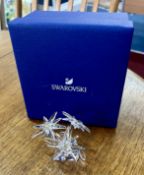 Swarovski Crystal Glass, 2020 SCS Edelweiss, boxed.