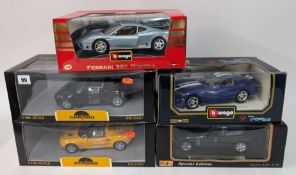 Chrono, 'H1022 Lotus Elise 1997 ''Black''' model with 4 additional models, makes to include Burago