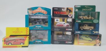 Corgi, 'CS90002- Dodge Airflow Texaco Motor Oil', with 7 additional models, to include Corgi '
