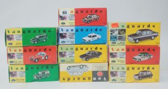 Vanguards, 'VA45002 Works Rally Car Austin Allegro' with 9 additional models, boxed. (10).
