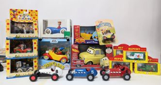 Dekkertoys Ltd, a 'TX513 Noddy's Car' model with 15 additional models, to include 'The Rupert